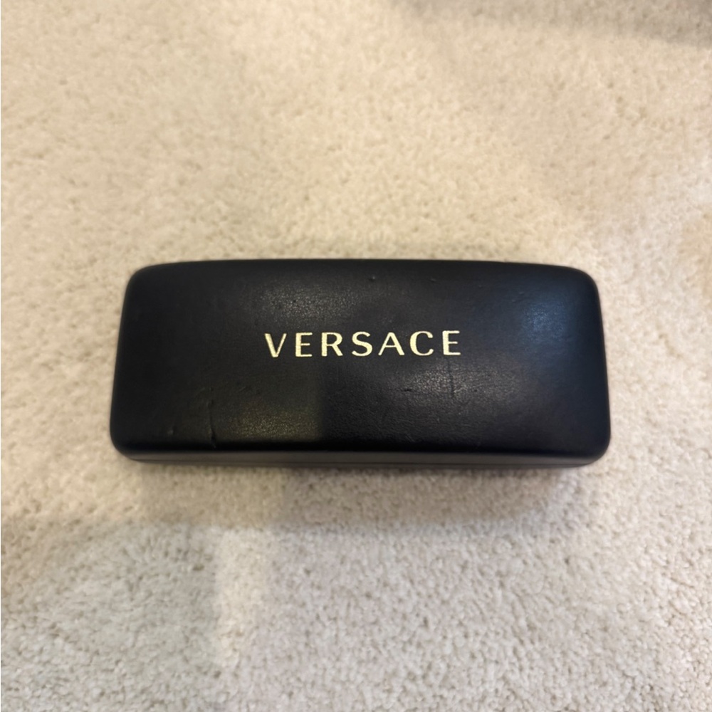 Versace Elegant Black Eyewear Case